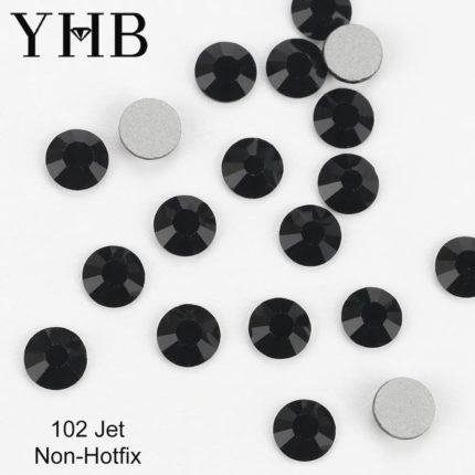 Стразы YHB холодной фиксации: 12cf Flat Backs No Hotfix (Термостразы 12 граней)